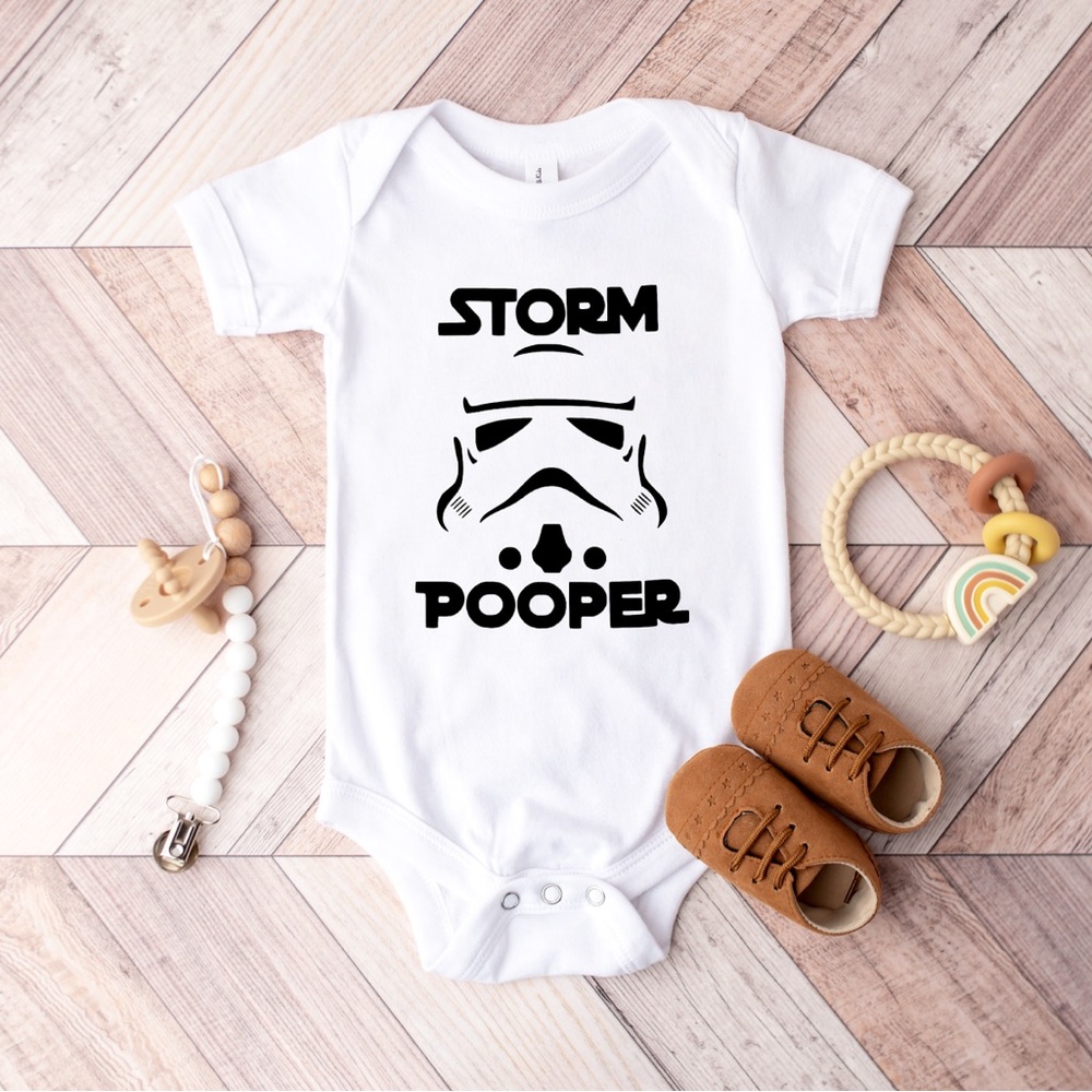 Storm Pooper Baby Onesie